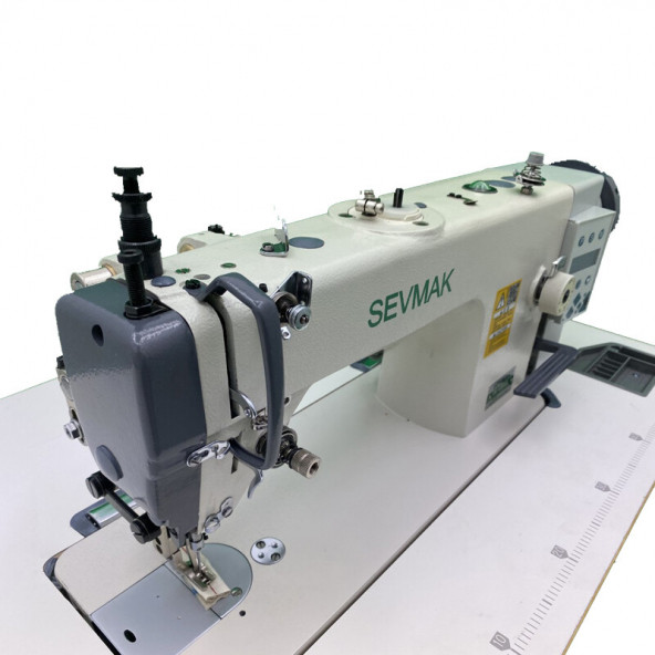 Sevmak SK-0303 Ayak Transportlu İğne Poz. Çift Papuç Deri Dikiş Makinası - Resim 4