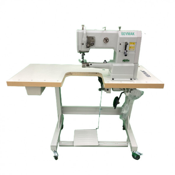 Sevmak SK-335P İnce Baş Büyük Mekik Çanta Dikiş Makinası (750W Servo Motorlu-Pfaff Tipi) - 3