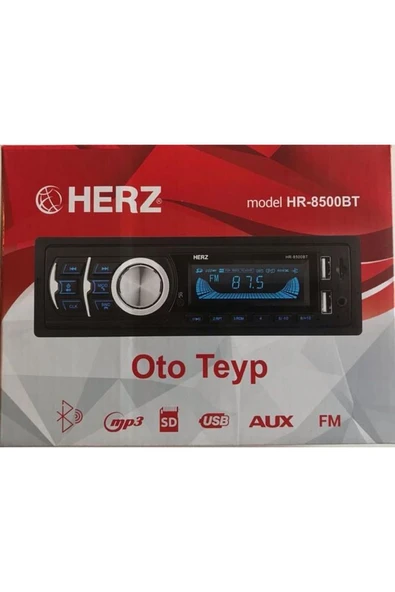 Hr-8500 4 X 50 Watt Radyolu Usb Sd Kart Girişli Oto Bluetooth Multı-