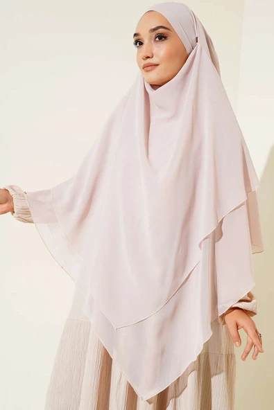 Şifon Sufle Hazır Şal Vanilya ürün görseli 1