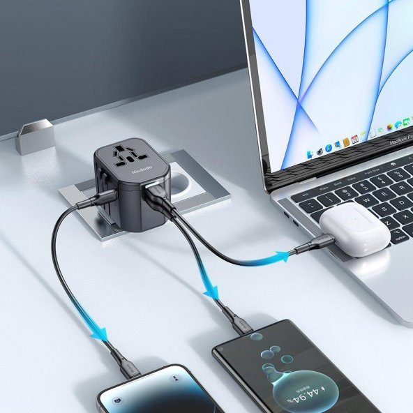 Mcdodo CP-3471 Priz Dönüştürücü Universal Seyahat Adaptörü - 5