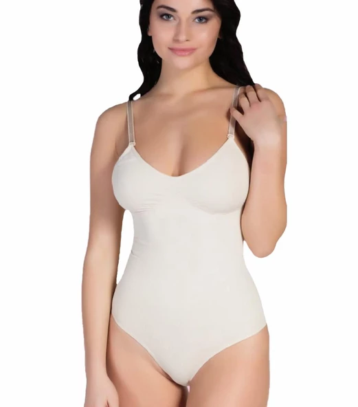 Form Angel 5004 Bayan Çıtçıtlı Slip Külot Body Korse