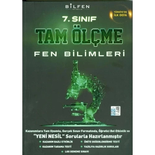 BİLFEN 7.SINIF FEN BİLİMLERİ TAM ÖLÇME