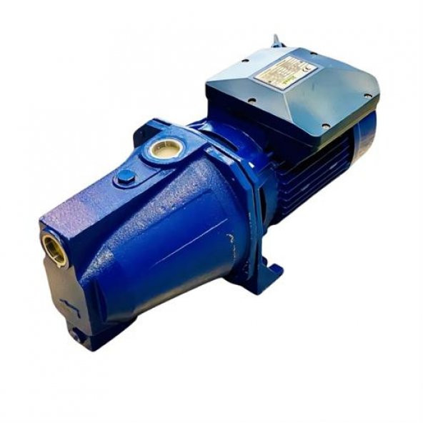 AMEGA JTM200 2 HP 220V 9 mt. Emişli Krom Milli Pirinç Fanlı Jet Pompa - Bakır Sargı