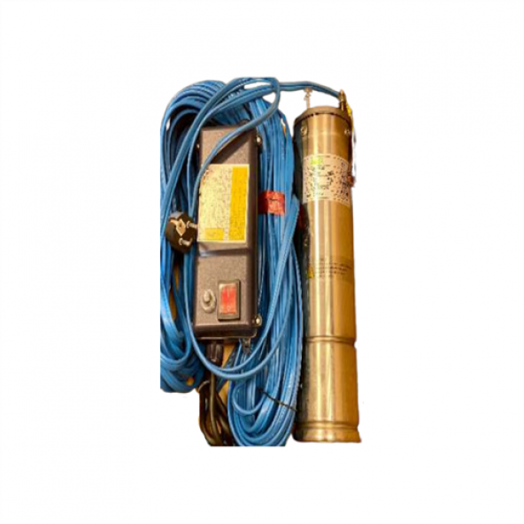 AMEGA MGM-P 100 1 HP 220v 25 mt. Kablolu & Panolu Bronz Yağ Çemberli Dalgıç Pompa Çıplak Motoru