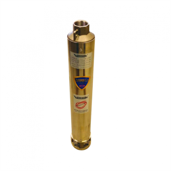 VORTEX 12 GM - 11 2 HP Motora Paslanmaz Çelik Başlıklı Norly Fanlı KUM Savaşcısı 4" Dalgıç Pompa Kademesi