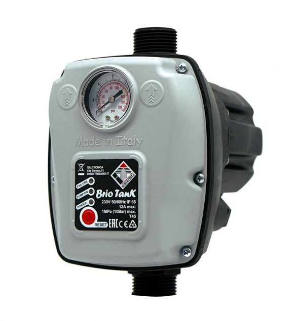 İTALTECHNİCA Brio Tank 1.5-2 HP SU POMPA  İTALYAN OTOMAT OTOMATİK HİDROFOR HİDROMAT