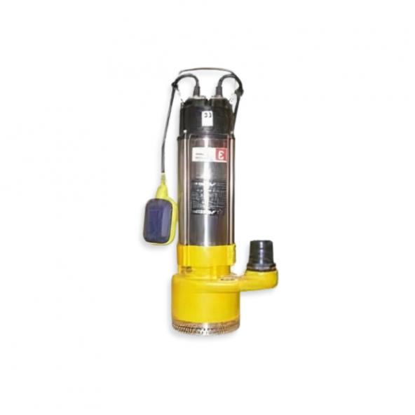 VORTEX 2VKS150M 1.5 HP Flatörlü 2 Kademeli Keson Kuyu Dalgıç Pompa