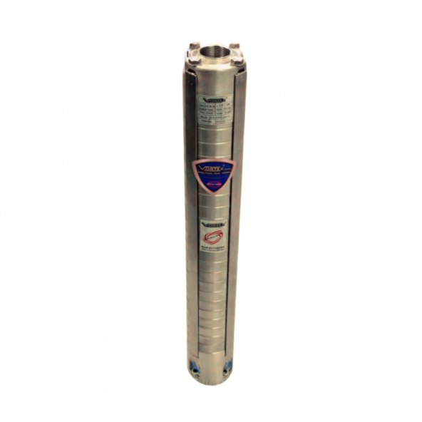 VORTEX 4 CLK 3A-25 2 HP Motora Çelik Fanlı Komple Paslanmaz 4" Dalgıç Pompa Kademesi