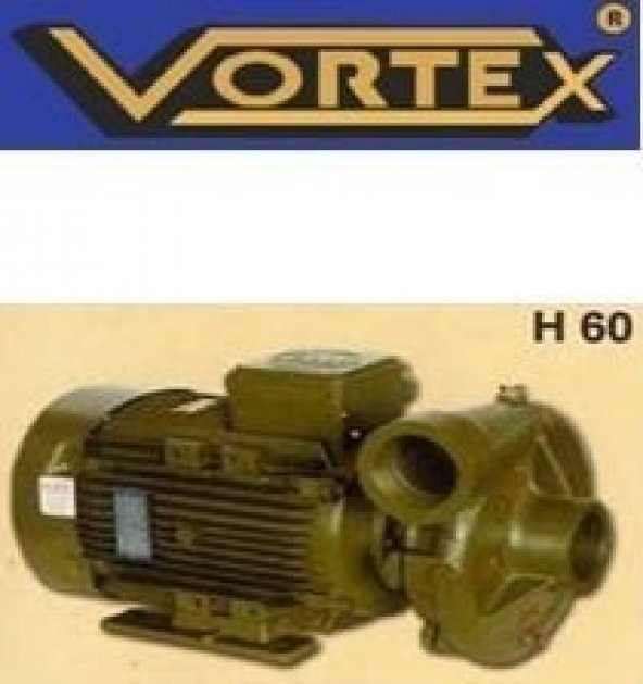 VORTEX H60-100 10 HP 380v Yatay Monoblok Santrifüj Pompa