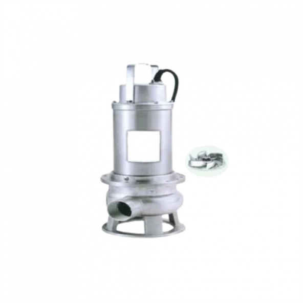 VORTEX TOX20-50 2 HP 220v Flatörlü Pis Su Foseptik Parçalayıcılı Çelik Gövde Dalgıç Pompa ( Açık Fanlı )