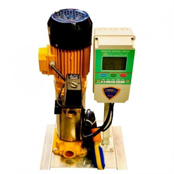 VORTEX VKP VD S/S 9-05 1x Pompalı 2 HP 220v Çelik Fanlı Dikey Milli Dreambox Panolu Paket Hidrofor