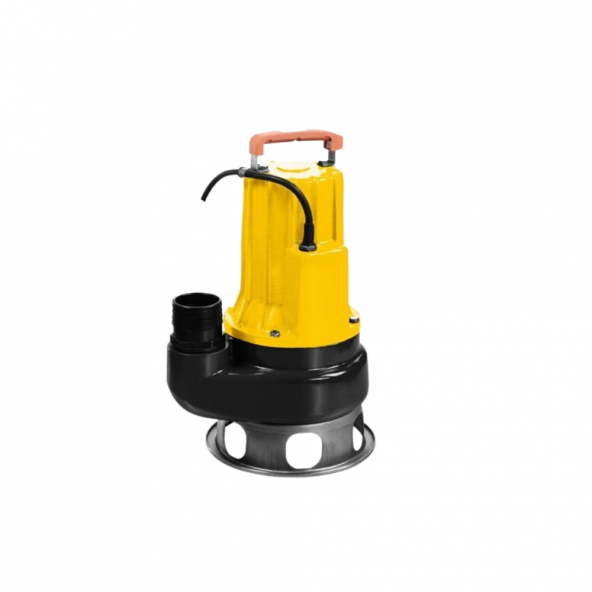 VORTEX VMCM20 2 HP 380v Flatörlü Pis Su Foseptik Parçalayıcılı Dalgıç Pompa (Paslanmaz Çelik Fanlı)