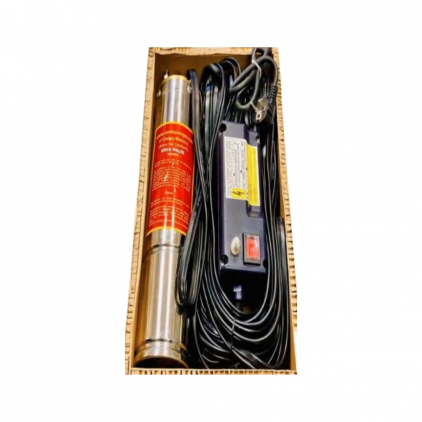 VORTEX VRM-P 200 2 HP 220v 25 mt. Kablolu & Panolu Bronz Yağ Çemberli Dalgıç Pompa Çıplak Motoru