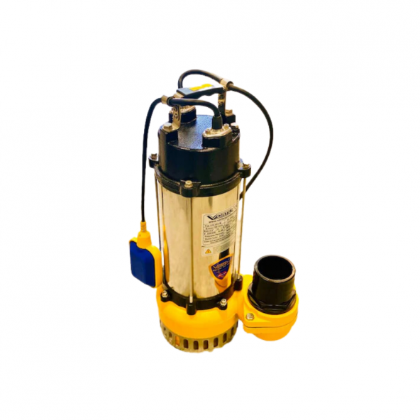VORTEX VX300 3 HP 380v Flatörlü Pis Su Foseptik Parçalayıcılı Dalgıç Pompa ( Açık Fanlı )