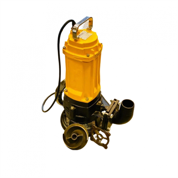 VORTEX WCR400C 4 HP Çelik Açık Fanlı Bıçaklı Süper Öğütücülü Tıkanmaz Pis Su Foseptik Dalgıç Pompa