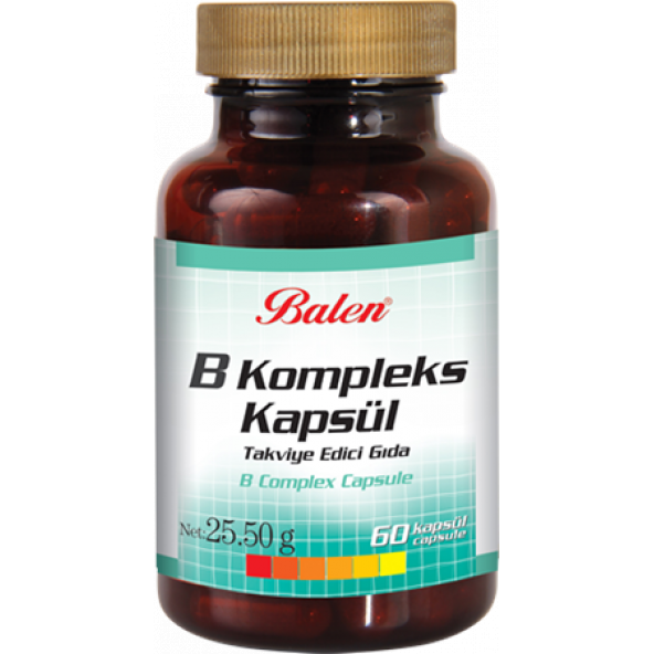 BALEN B VİTAMİN KOMPLEKSİ KAPSÜL 425 MG 60 KAPSÜL