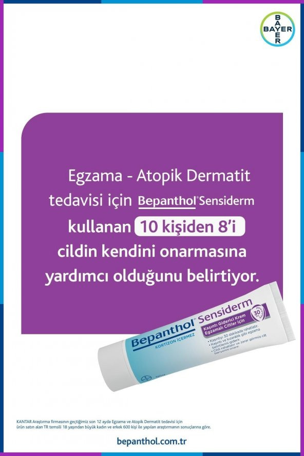 Bepanthol Sensiderm Krem 50 gr - 8