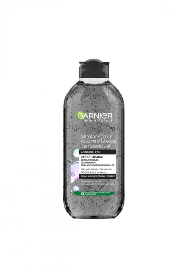 Garnier Micellar Kömür Kusursuz Makyaj Temizleyici Jel 400 Ml