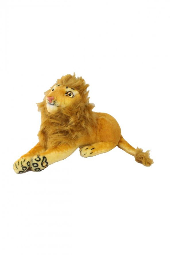 Sesli Kükreyen Aslan Peluş 30 Cm