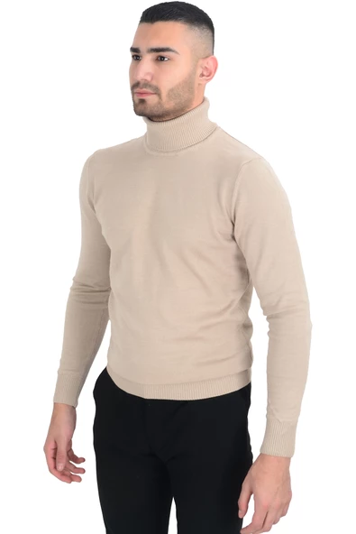 Cengiz İnler Tam Balıkçı Düz Slim Erkek Triko - 3