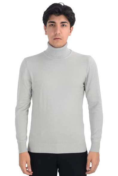 Cengiz İnler Tam Balıkçı Düz Slim Erkek Triko - 9