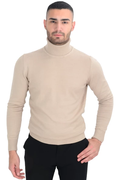 Cengiz İnler Tam Balıkçı Düz Slim Erkek Triko - 4