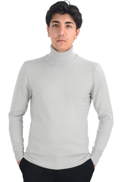 Cengiz İnler Tam Balıkçı Düz Slim Erkek Triko - 10