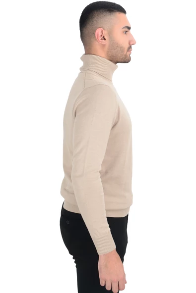 Cengiz İnler Tam Balıkçı Düz Slim Erkek Triko - 6