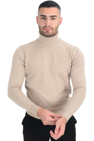 Cengiz İnler Tam Balıkçı Düz Slim Erkek Triko - 8