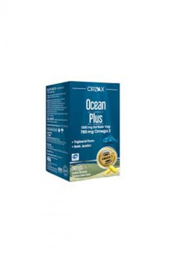 Ocean Plus 1200 Mg Saf Balık Yağı 50 Kapsül - 2