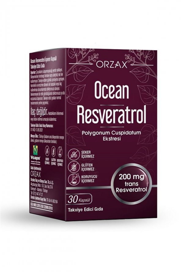 Resveratrol 200 mg 30 Kapsül