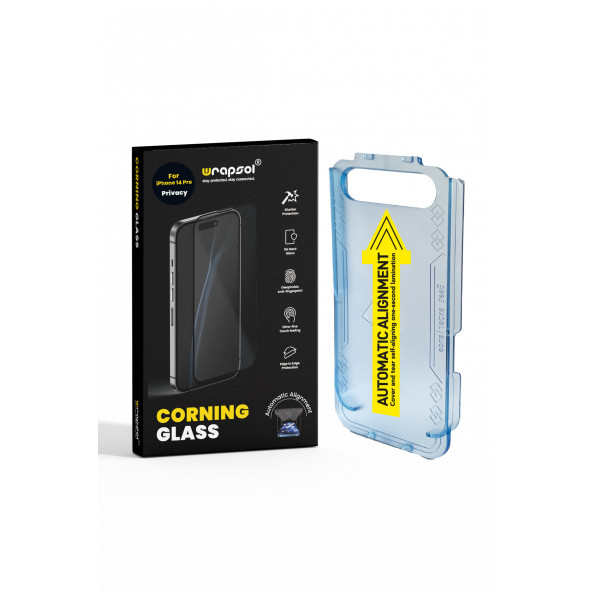 iPhone 14 Pro Hayalet Kırılmaz Cam Ekran Koruyucu Kurulum Aparatlı ürün görseli