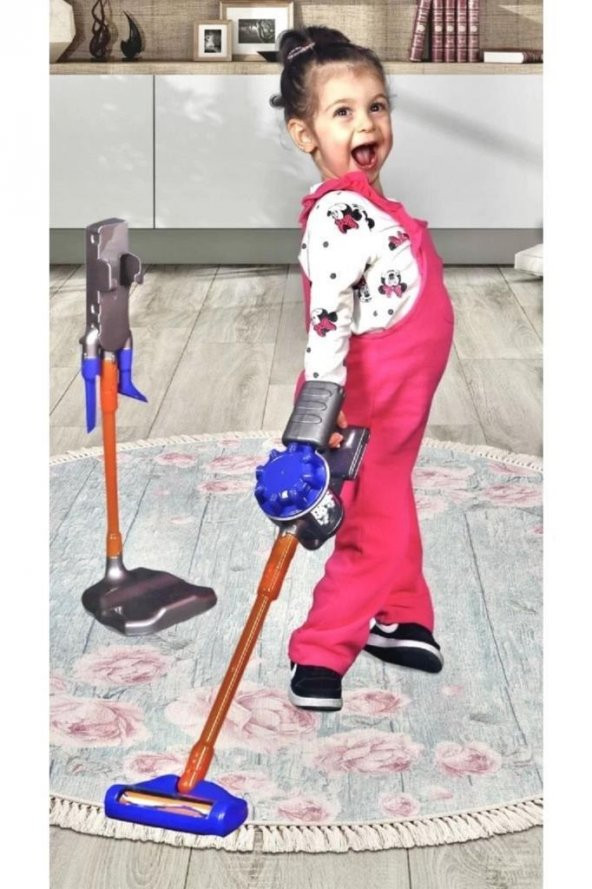 Uçar Oyuncak 3 in 1 Dikey Süpürge Seti 282, Çocuklar İçin Oyuncak Dikey Süpürge - 4