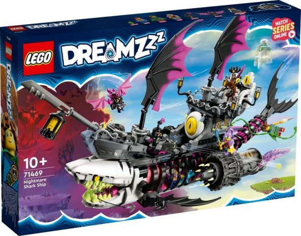 Lego Dreamzzz 71469 Nightmare Shark Ship