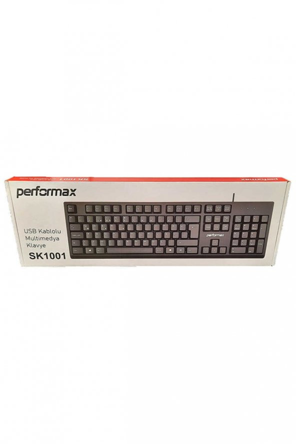 Performax SK1001 Siyah Kablolu Klavye - 3
