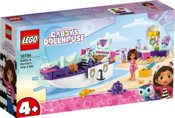 LEGO Gabbys Dollhouse 10786 Gabby and MerCats Ship and Spa