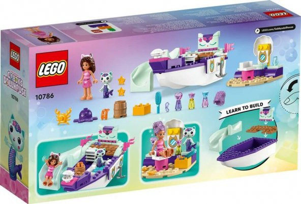 LEGO Gabbys Dollhouse 10786 Gabby and MerCats Ship and Spa - 2