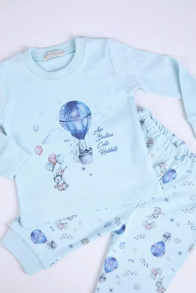 Babyhola Kız Erkek Bebek Çocuk Alt Üst Takım Mevsimlik Baharlık 11479 - 3