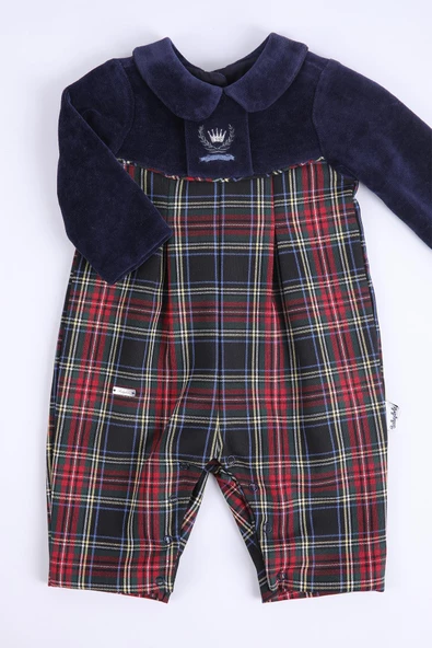 Babyhola Kız Bebek Çocuk Kadife Tulum 11938 - 3