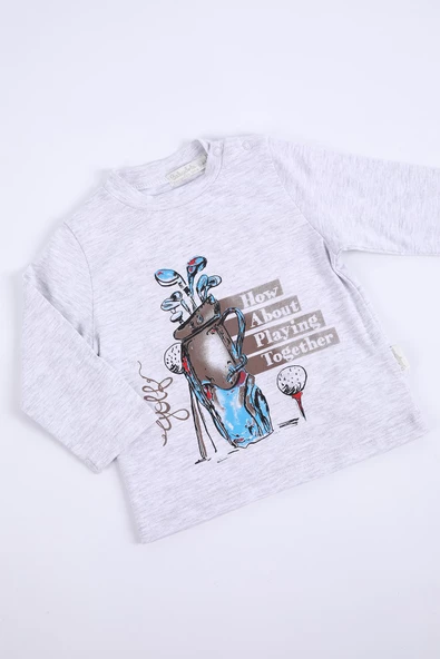 Babyhola Kız Erkek Bebek Çocuk Alt Üst Takım Mevsimlik Baharlık 11903 - 4
