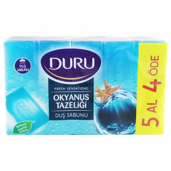 Duru Duş Sabunu 5X150 Gr Fresh Sensetion Okyanus Tazeliği