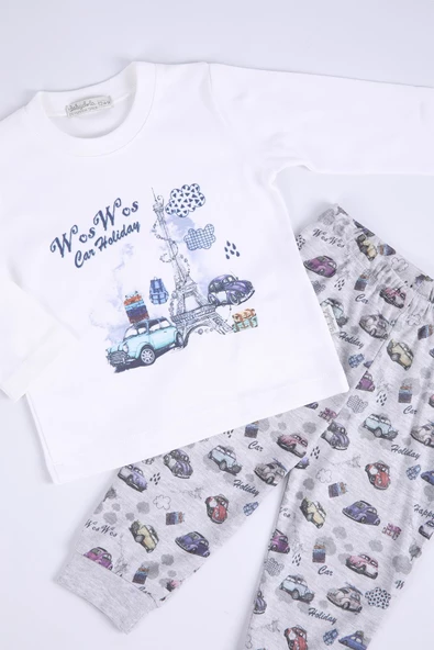 Babyhola Kız Erkek Bebek Çocuk Alt Üst Takım Mevsimlik Baharlık 11483 - 4