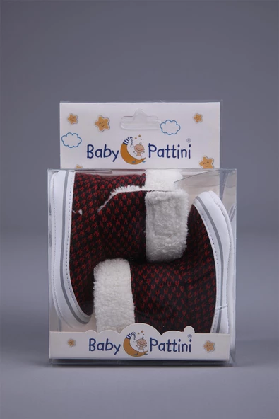Erkek Bebek Patik Panduf Yenidoğan İlk Adım Ayakkabı Kutulu Hediyelik 51671 - 6