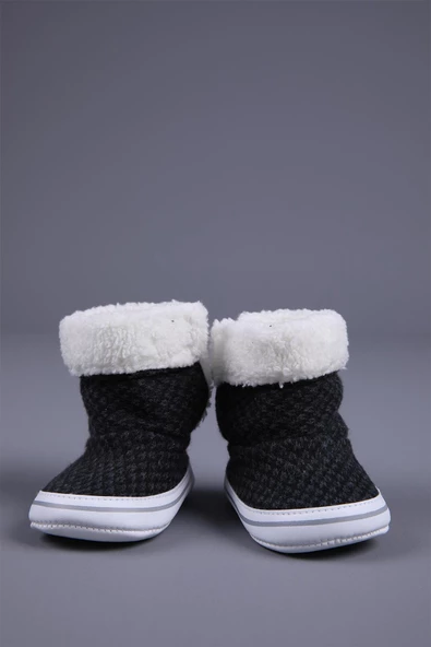 Erkek Bebek Patik Panduf Yenidoğan İlk Adım Ayakkabı Kutulu Hediyelik 51671 - 3