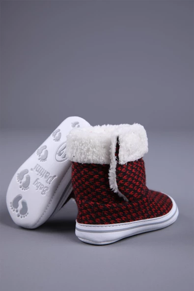 Erkek Bebek Patik Panduf Yenidoğan İlk Adım Ayakkabı Kutulu Hediyelik 51671 - 9