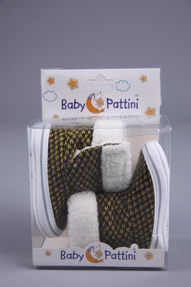 Erkek Bebek Patik Panduf Yenidoğan İlk Adım Ayakkabı Kutulu Hediyelik 51671 - 12