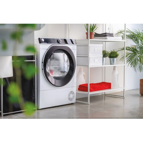 Hoover NDPEH10A2TCBEXSS 10 Kg Wi-Fi + Bluetooth Bağlantılı Isı Pompalı Kurutma Makinesi - 4