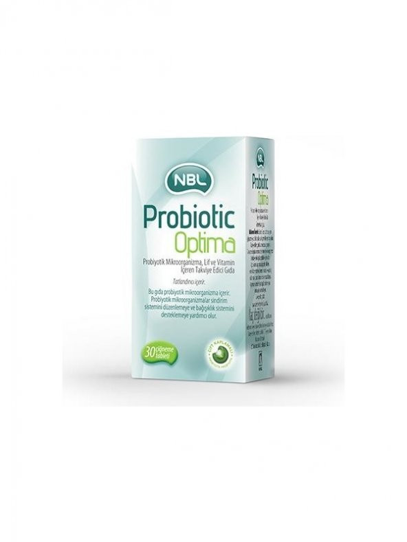 Nobel Nbl Probiotic Optima Takviye Edici Gıda 30 Tablet