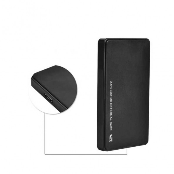 2.5 inç Sata USB 3.0 HDD SSD Kutu - Harddisk Kutusu Vidasız Montaj - 3